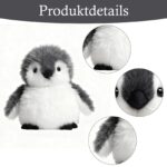 JcvPot Pinguin Kuscheltier, Weiches Stofftier Für Kinder Und Babys, Kuscheltier Pinguin Plüschtier 20 cm, Plüschtier – Bild 6