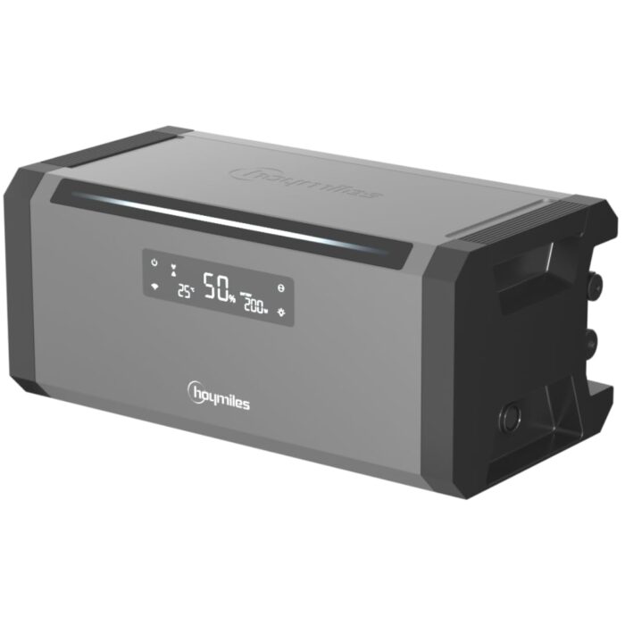 Hoymiles HiBattery AC 1,92 kWh Solarbatterie, Plug-and-Play Speicherlösung für Balkonkraftwerk & Photovoltaik, erweiterbar bis 11,52 kWh (0% nach §12 Abs. 3 UStG, 1x HiBattery AC)