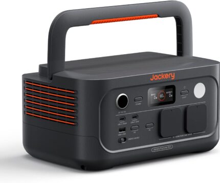 Jackery Explorer 500 V2 Tragbare Powerstation, 512Wh Solargenerator 230V/500W (Spitze 1000W) mit Schnellladung, LiFePO4 Akku 6000 Zyklen, Solargenerator für Camping, Wohnmobil, Notfälle, Reisen