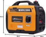 maXpeedingrods 2300W Inverter Stromerzeuger Superleise Tragbarer für Outdoor Camping Wohnmobil 4 Takt Leicht Notstromaggregat Benzin für Reise Garage, Wohnwagen mit USB und 230 V Steckdosen