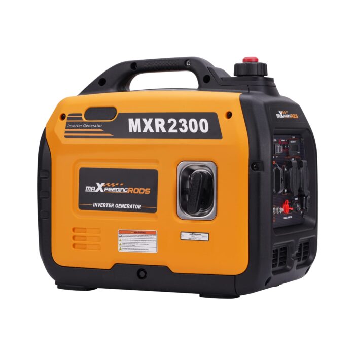 maXpeedingrods Inverter Stromerzeuger 3300W Stromgenerator Benzin Superleise 4 Takt mit USB und 230V Steckdosen Leicht als Notstromaggregat Backup Stromausfälle für Camping Wohnwagen Garage Baustelle