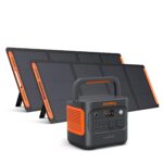 Jackery 2000 v2 Tragbare Powerstation mit 200W Solarpanel, 2042Wh Solargenerator mit 2200W Ausgang, LiFePO4 Batterie Schnellladung für Camping, Wohnmobil, Off-Grid
