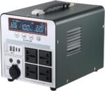 Tragbare Powerstation 1000W/666Wh, Mashine Tragbare Wiederaufladbare Generator Backup Batteriepack für Camping, Wohnmobile, Drohnen, Erste Hilfe und Außenbeleuchtung, mit 4 AC Anschlüssen