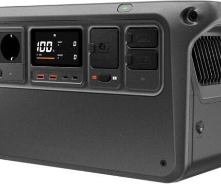 DJI Power 1000 V2 Tragbare Powerstation 1024Wh, 2600W Power Station Solar, LiFePO4 Akku, Kompakte Größe, Schnellladung in 37 Min. von 0% auf 80%, Elektrischer Generator für Camping/Zuhause/Wohnmobile