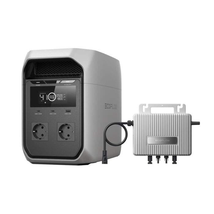 EF ECOFLOW DELTA 3 Classic Tragbare Powerstation 1 024 Wh LiFePO4-Batterie, 1 800 W AC (3 600 W Spitze), 100 W USB-C, 1-Stunden-Schnellladung. Solargenerator für Camping, Wohnmobil & Notstrom zu Hause