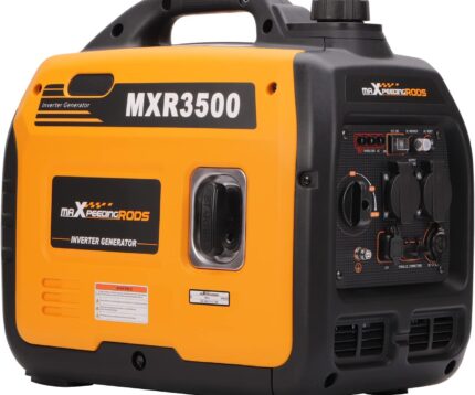 maXpeedingrods Inverter Stromerzeuger 3300W Stromgenerator Benzin Superleise 4 Takt mit USB und 230V Steckdosen Leicht als Notstromaggregat Backup Stromausfälle für Camping Wohnwagen Garage Baustelle