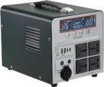 Tragbare Powerstation 1000W/666Wh, Mashine Tragbare Wiederaufladbare Generator Backup Batteriepack für Camping, Wohnmobile, Drohnen, Erste Hilfe und Außenbeleuchtung, mit 4 AC Anschlüssen