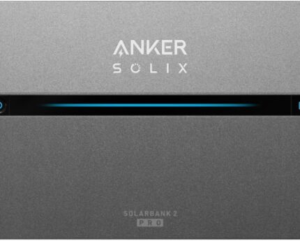 Anker SOLIX 2 Pro, Balkonkraftwerk mit Speicher (1600Wh), Solarbank 2 Pro (4 MPPT), 2400W Solareingang, bis zu 4 Solarmodule, bis zu 9,6 kWh Kapazität, 6000 Zyklen, Plug & Play, 0% VAT