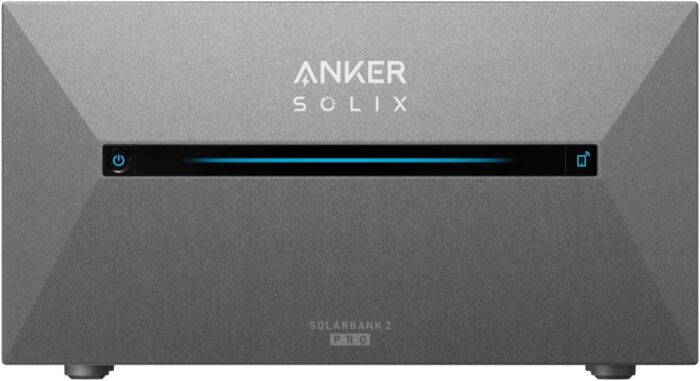 Anker SOLIX 2 Pro, Balkonkraftwerk mit Speicher (1600Wh), Solarbank 2 Pro (4 MPPT), 2400W Solareingang, bis zu 4 Solarmodule, bis zu 9,6 kWh Kapazität, 6000 Zyklen, Plug & Play, 0% VAT