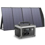 ALLPOWERS R600 Tragbare Powerstation, 299Wh LiFePO4 Batterie mit 2x 600W (1200W Spitze) AC Ausgang Solargenerator, 0-100% Schnellladung in 1 Stunde für Garten Party Reise Camping Wohnmobil Notfall