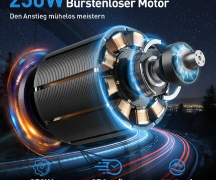 Eleglide E Bike, E-Bike Herren Damen mit 250W Motor 10Ah Akku, Offroad E-Mountainbike, 7 Gänge Elektrofahrrad Für Berge und Pendeln, Multifunktional, Höchstgeschwindigkeit 25km/h, 35 km Reichweite