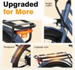 HITWAY E Bike 27,5 Zoll E-CityBike mit 36V13Ah Akku Pedelec für Damen 50-100km Reichweite 250W Motor StVZO-Zulassung E-Bike Tiefeinstieg