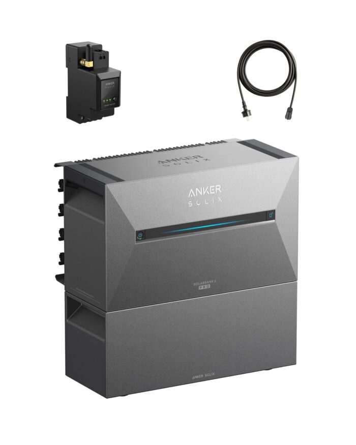 Anker SOLIX Solarbank 3 E2700 Pro, Balkonkraftwerk mit Speicher, 4 MPPTs (3600W), bis zu 16kWh Kapazität, 1200W bidirektional, Anker Intelligence, Plug&Play (ohne Verlängerungskabel für Solarpanels)