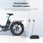 Touroll S2/S2 Pro 2026 Klappbar E-Bike Herren, 250W Fatbike, 20"×4.0" All-Terrain Reifen, 150 km Reichweite, 720Wh Akku, StVZO Straßenzulassung – Elektrofahrrad für Stadt, Offroad & Pendler