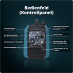 Könner & Söhnen Inverter Stromerzeuger KS 1900iG S, 2000W Dual Fuel Generator (LPG/Benzin), Notstromaggregat Leise, 17kg Ultraleicht, Reine Sinuswelle, Eco-Mode, USB, Euro-5