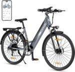 E-Bike Damen/Herren, 26 Zoll/27.5 Zoll Elektrofahrrad, mit 36V 13Ah Li-Ion Akku, 250W Motor, Reichweite bis zu 100KM im Hybrid Modell