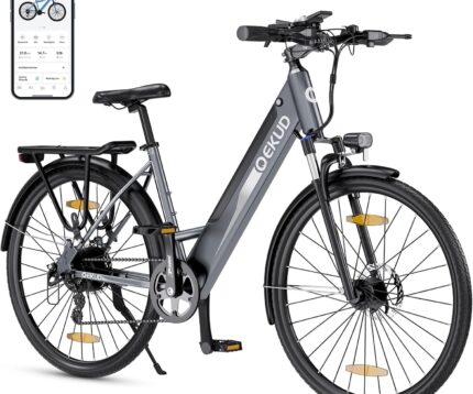 E-Bike Damen/Herren, 26 Zoll/27.5 Zoll Elektrofahrrad, mit 36V 13Ah Li-Ion Akku, 250W Motor, Reichweite bis zu 100KM im Hybrid Modell