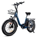 HANEVEAR Elektrofahrrad E Bike Klapprad mit 24Ah/48V Lithium-Akku | bis zu 140km, Fatbike Ebike mit Hydraulische Bremse, 250W 65Nm Heckmotor, Elektrofahrrad für Erwachsene