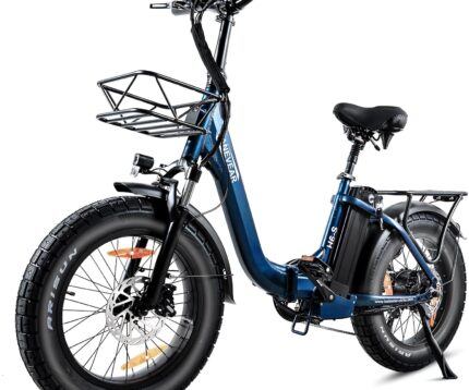 HANEVEAR Elektrofahrrad E Bike Klapprad mit 24Ah/48V Lithium-Akku | bis zu 140km, Fatbike Ebike mit Hydraulische Bremse, 250W 65Nm Heckmotor, Elektrofahrrad für Erwachsene
