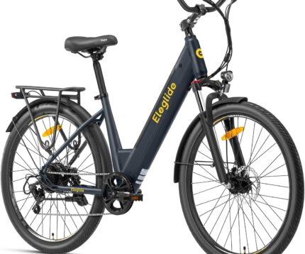 Eleglide T2 E Bike, 27,5" Trekkingrad E-Bike Herren Damen mit Hydraulische Scheibenbremsen, 36V 13Ah Akku,100km Reichweite, Elektrofahrrad mit 7-Gang-Getriebe, Pedelec Citybike EBike für Erwachsene