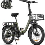 ENGWE E-Bike Klapprad Elektrofahrrad mit 20 Zoll Fat Tire, 15.6Ah Lithium-Akku für Lange Reichweite bis 140KM, 7-Gang-All-Terrain Ebike Herren für MTB, Strand & Schnee