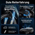 Eleglide E Bike, E-Bike Herren Damen mit 250W Motor 10Ah Akku, Offroad E-Mountainbike, 7 Gänge Elektrofahrrad Für Berge und Pendeln, Multifunktional, Höchstgeschwindigkeit 25km/h, 35 km Reichweite