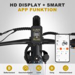 HITWAY E Bike 26X3.0 City Elektrofahrrad Pedelec, 250W City Cruiser E-Bike, 48V 18Ah austauschbarer Akku, max. Reichweite 55–80 km, 7 Gänge, Pendler-Elektrofahrrad für Erwachsene