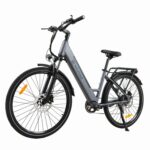 R1 E-Bike Damen 26 Zoll Tiefeinsteiger Trekkingrad E-Cityrad mit 36V 14.5Ah Wechselakku, Reichweite bis zu 110km, Hydraulische Scheibenbremsen, EU-konformes Ebike für Erwachsene