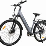 R1 E-Bike Damen 26 Zoll Tiefeinsteiger Trekkingrad E-Cityrad mit 36V 14.5Ah Wechselakku, Reichweite bis zu 110km, Hydraulische Scheibenbremsen, EU-konformes Ebike für Erwachsene