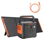 Jackery 2000 v2 Tragbare Powerstation mit 200W Solarpanel, 2042Wh Solargenerator mit 2200W Ausgang, LiFePO4 Batterie Schnellladung für Camping, Wohnmobil, Off-Grid