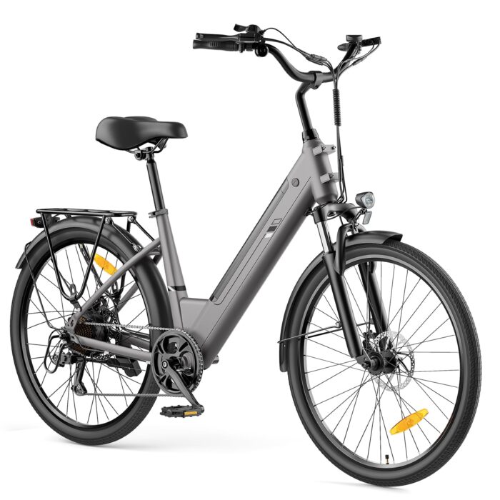 Touroll J1 ST 27,5" E Bike, Elektrofahrrad Trekkingrad E-Bike Herren Damen mit 561.6Wh Akku,100km Reichweite, 250W Motor, E-Fahrrad mit 7-Gang-Getriebe, Pedelec Citybike EBike für Erwachsene