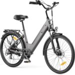 Touroll J1 ST 27,5" E Bike, Elektrofahrrad Trekkingrad E-Bike Herren Damen mit 561.6Wh Akku,100km Reichweite, 250W Motor, E-Fahrrad mit 7-Gang-Getriebe, Pedelec Citybike EBike für Erwachsene