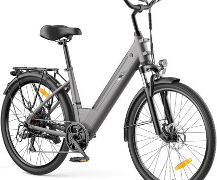 Touroll J1 ST 27,5" E Bike, Elektrofahrrad Trekkingrad E-Bike Herren Damen mit 561.6Wh Akku,100km Reichweite, 250W Motor, E-Fahrrad mit 7-Gang-Getriebe, Pedelec Citybike EBike für Erwachsene
