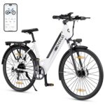 E-Bike Damen/Herren, 26 Zoll/27.5 Zoll Elektrofahrrad, mit 36V 13Ah Li-Ion Akku, 250W Motor, Reichweite bis zu 100KM im Hybrid Modell
