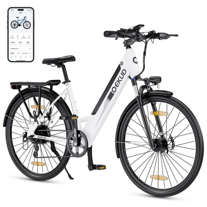 E-Bike Damen/Herren, 26 Zoll/27.5 Zoll Elektrofahrrad, mit 36V 13Ah Li-Ion Akku, 250W Motor, Reichweite bis zu 100KM im Hybrid Modell