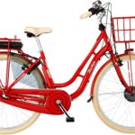 FISCHER E-Bike City CITA RETRO 2.0, Elektrofahrrad für Damen und Herren, RH 48 cm, Frontmotor 32 Nm, 36 V Akku