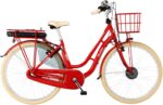 FISCHER E-Bike City CITA RETRO 2.0, Elektrofahrrad für Damen und Herren, RH 48 cm, Frontmotor 32 Nm, 36 V Akku