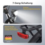 Eleglide T2 E Bike, 27,5" Trekkingrad E-Bike Herren Damen mit Hydraulische Scheibenbremsen, 36V 13Ah Akku,100km Reichweite, Elektrofahrrad mit 7-Gang-Getriebe, Pedelec Citybike EBike für Erwachsene