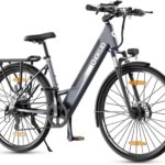 26" E-Bike, 26M208 Elektrofahrrad mit 36V 12Ah Akku, 7 Gang E Bike Herren Damen, 250W Motor, Reichweite 100km bis 25 km/h, Elektrofahrräde mit APP