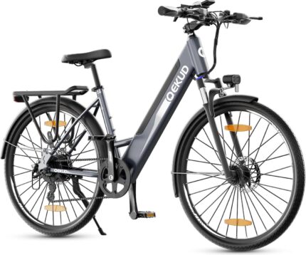 26" E-Bike, 26M208 Elektrofahrrad mit 36V 12Ah Akku, 7 Gang E Bike Herren Damen, 250W Motor, Reichweite 100km bis 25 km/h, Elektrofahrräde mit APP