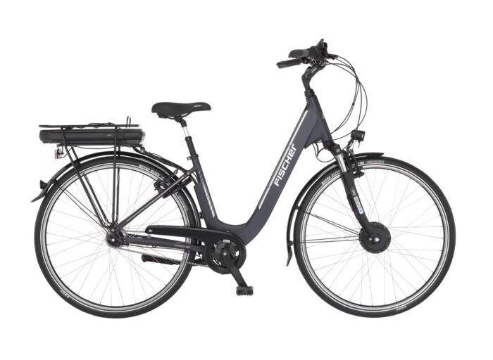 Fischer E-Bike City CITA 2403 Active Elektrofahrrad für Damen und Herren, RH 43, Frontmotor 40 Nm, 48 V Akku