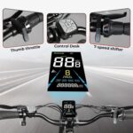 SAMEBIKE 26 Zoll E-Bike Herren Damen mit 250W Motor, 36V 540Wh Akku, Elektrofahrräder E-Fahrrad mit 7-Gang-Getriebe, LCD-Display, Pedelec Citybike EBike, Grün