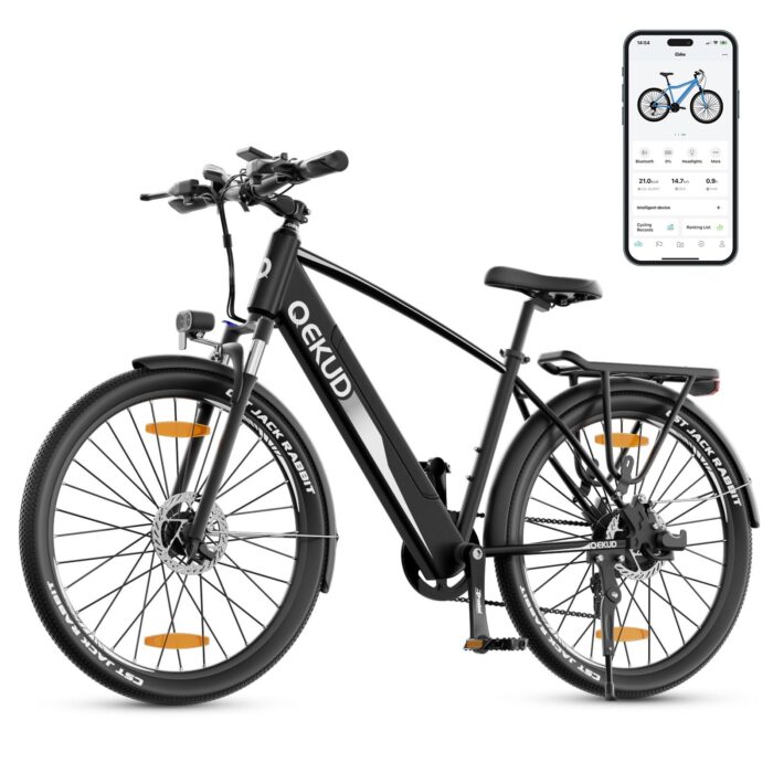 E-Bike Damen/Herren, 26 Zoll/27.5 Zoll Elektrofahrrad, mit 36V 13Ah Li-Ion Akku, 250W Motor, Reichweite bis zu 100KM im Hybrid Modell