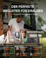 Jackery Explorer 500 V2 Tragbare Powerstation, 512Wh Solargenerator 230V/500W (Spitze 1000W) mit Schnellladung, LiFePO4 Akku 6000 Zyklen, Solargenerator für Camping, Wohnmobil, Notfälle, Reisen