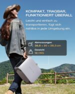 EF ECOFLOW DELTA 3 Classic Tragbare Powerstation 1 024 Wh LiFePO4-Batterie, 1 800 W AC (3 600 W Spitze), 100 W USB-C, 1-Stunden-Schnellladung. Solargenerator für Camping, Wohnmobil & Notstrom zu Hause