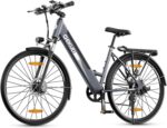 Elektrofahrrad, E-Bike Trekkingrad E-Cityrad, 36V 12,5Ah Li-Ion Akku Mountainbike Pendlerfahrrad, LCD-Display, Reichweite bis 100KM, EU-konform, mit APP