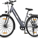 Elektrofahrrad, E-Bike Trekkingrad E-Cityrad, 36V 12,5Ah Li-Ion Akku Mountainbike Pendlerfahrrad, LCD-Display, Reichweite bis 100KM, EU-konform, mit APP