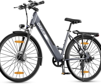 Elektrofahrrad, E-Bike Trekkingrad E-Cityrad, 36V 12,5Ah Li-Ion Akku Mountainbike Pendlerfahrrad, LCD-Display, Reichweite bis 100KM, EU-konform, mit APP