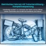26T1 Elektrofahrrad 26 Zoll E-Bike, 36V 18.2Ah Akku herausnehmbar, 250W Motor, LCD-Display, 7-Gang, Reichweite 90-130 km, 25 km/h, IPX5 wasserdicht für Erwachsene