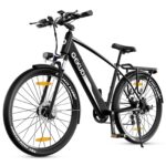 Elektrofahrrad, E-Bike Trekkingrad E-Cityrad, 36V 12,5Ah Li-Ion Akku Mountainbike Pendlerfahrrad, LCD-Display, Reichweite bis 100KM, EU-konform, mit APP